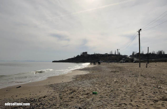 Евгения Пронина и пляж в Дофиновке